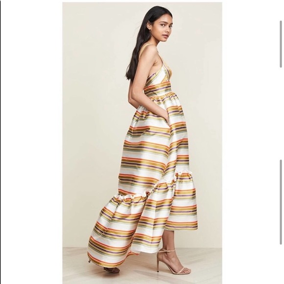 NWT Jill Stuart Sela Striped Evening Gown - Picture 5 of 8